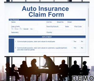 63307290 - auto insurance claim form document indemnity concept